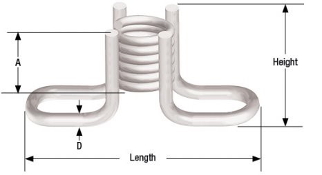 Flared Thin Slab Coil Insert