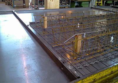 U60 Magnetic Formwork System For Precast Slabs and Double Wall Panel Production