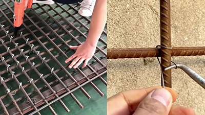 Rebar tying Rebar tying